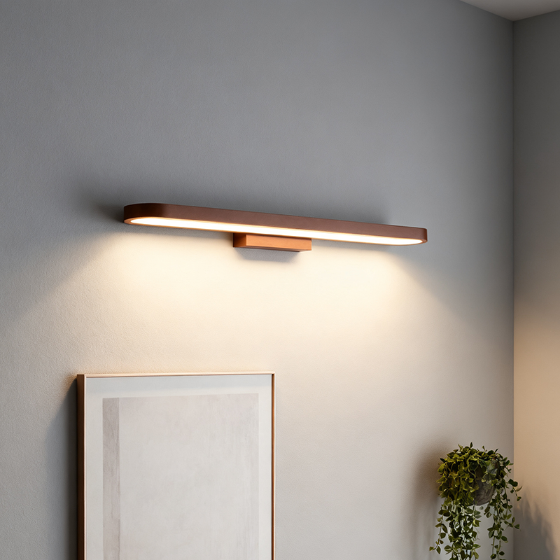 Minimalist Circular Aluminum LED Vanity Light