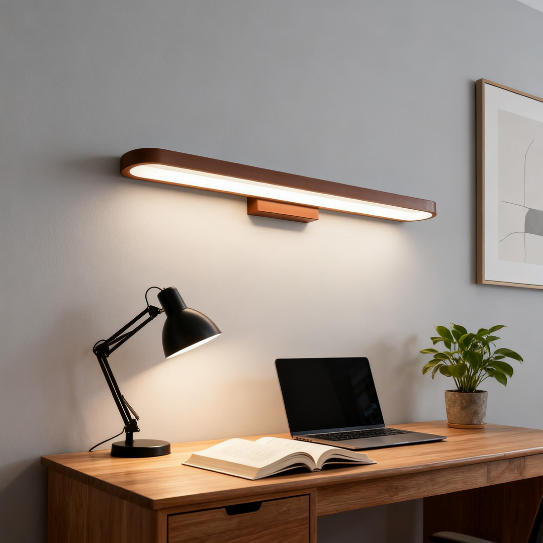 Minimalist Circular Aluminum LED Vanity Light