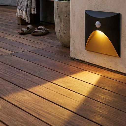 Round Modern Square Aluminum Waterproof LED Wall Sconce