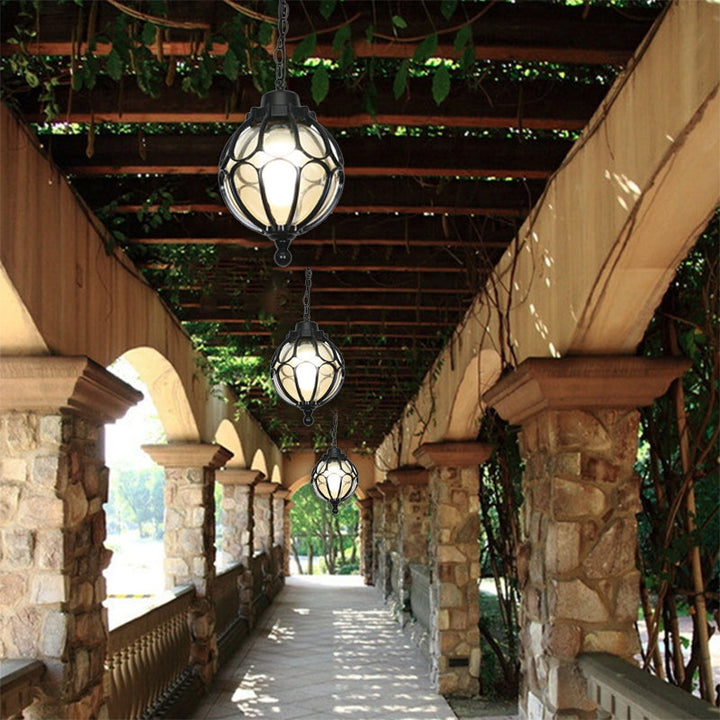 Traditional Aluminum Waterproof Pendant Light