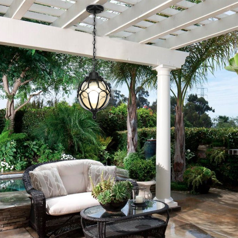Traditional Aluminum Waterproof Pendant Light