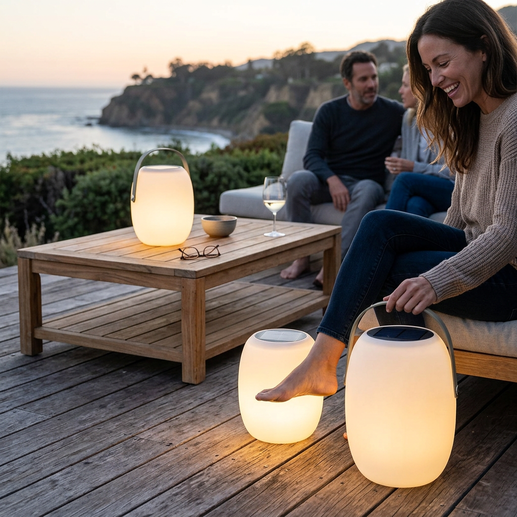 Solar PE Portable Basket LED Outdoor Waterproof Decorative Light