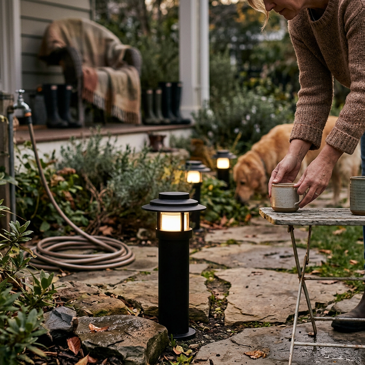 Industrial Waterproof Aluminum Cylinder LED Outdoor Lawn Landscape Light
