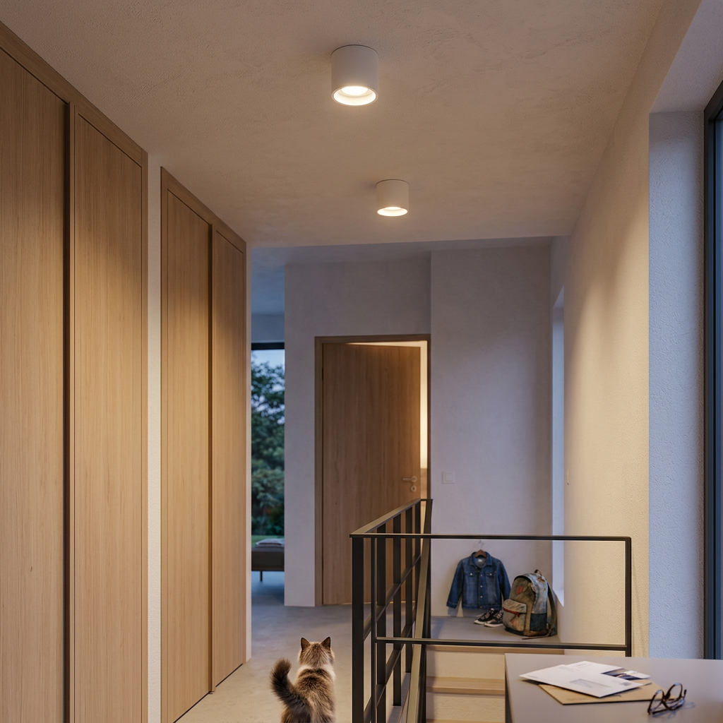 Nordic Cylinder Spotlight LED Flush Mount Ceiling Light
