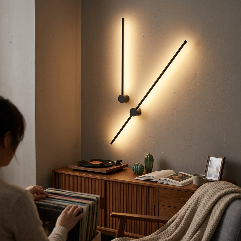 Minimalist Strip Aluminum LED Wall Sconce Lamp