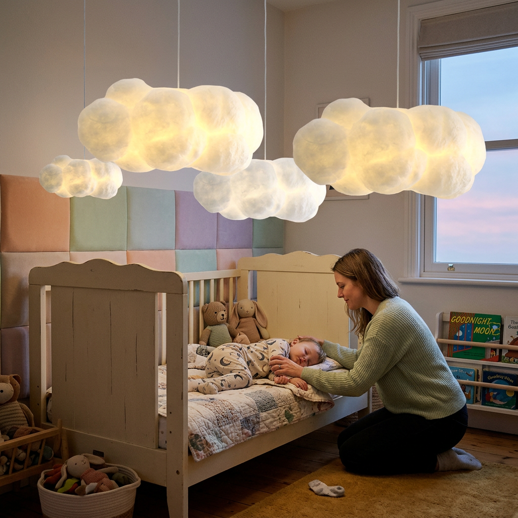 Floating Cloud 1-Light LED Pendant Light