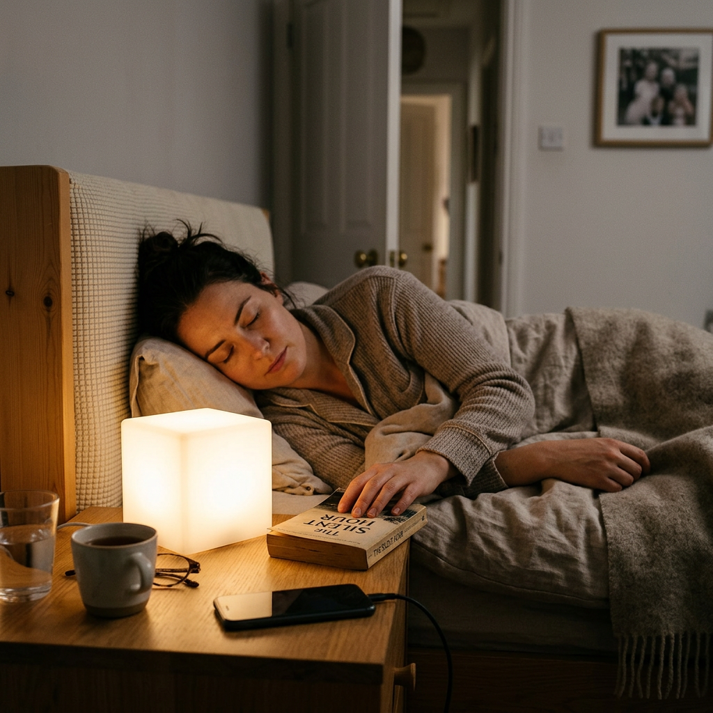 Creative Geometry PE Battery Remote Night Light Decorative Table Lamp