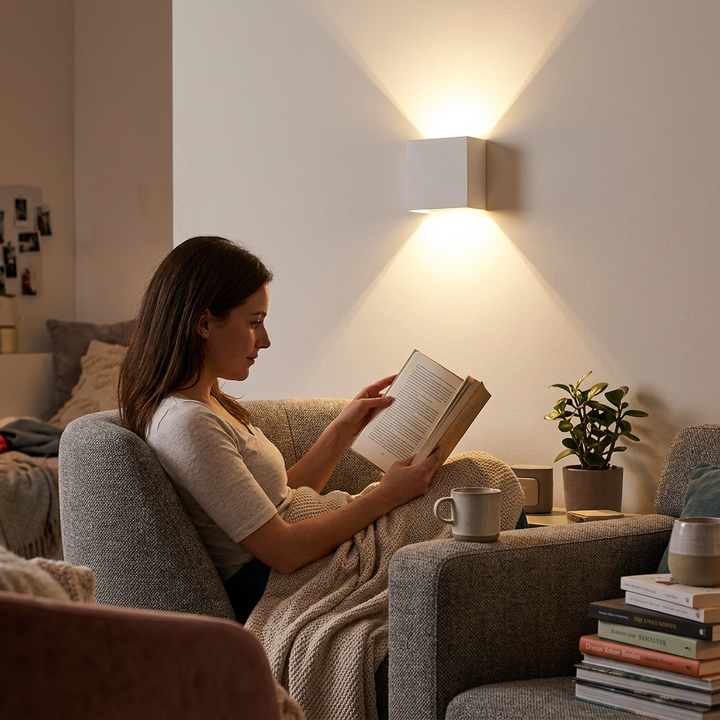 Modern Minimalist Small Cube Aluminum Waterproof LED Wall Sconce Lamp