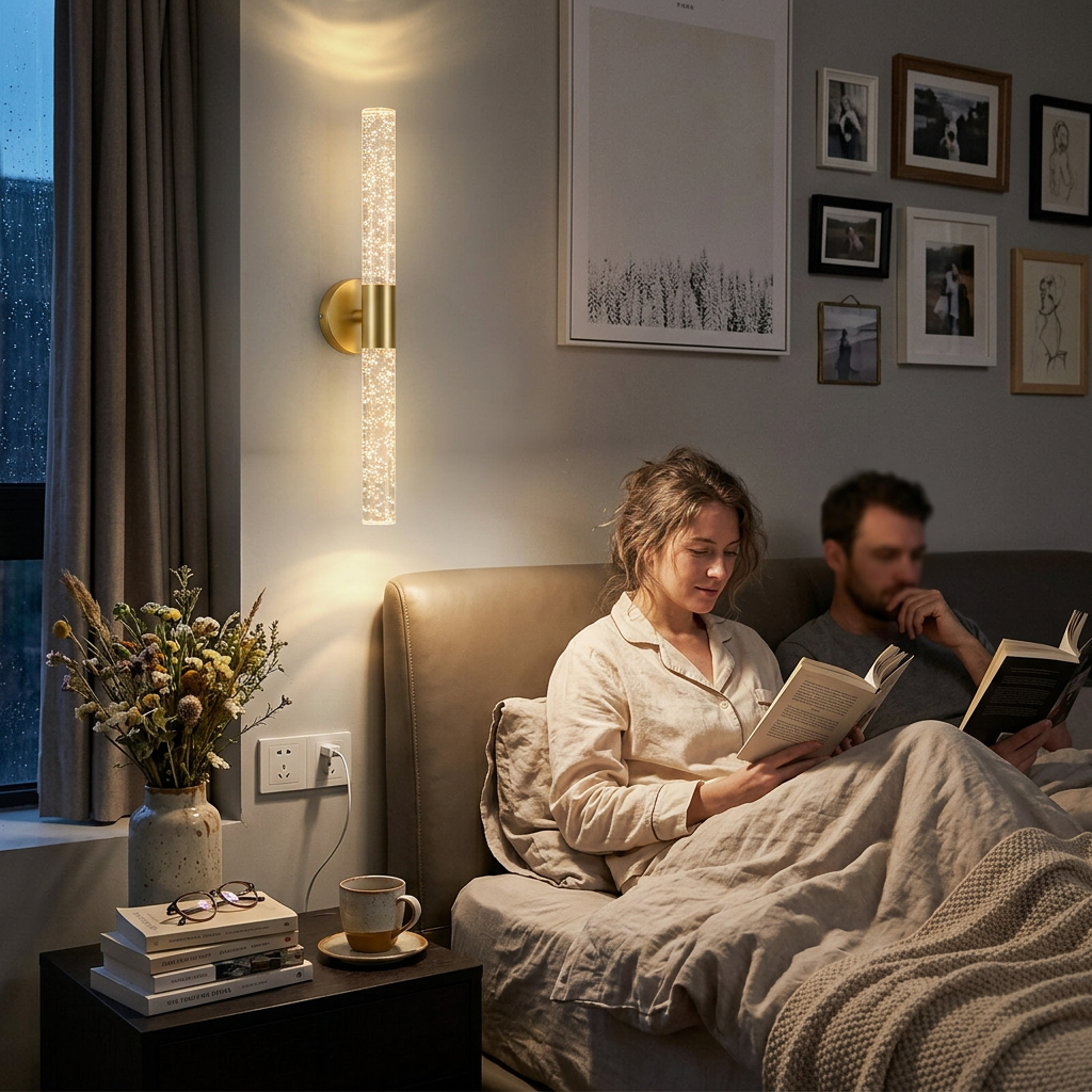 Nordic Creative Bubble Long Acrylic LED Wall Sconce Lamp