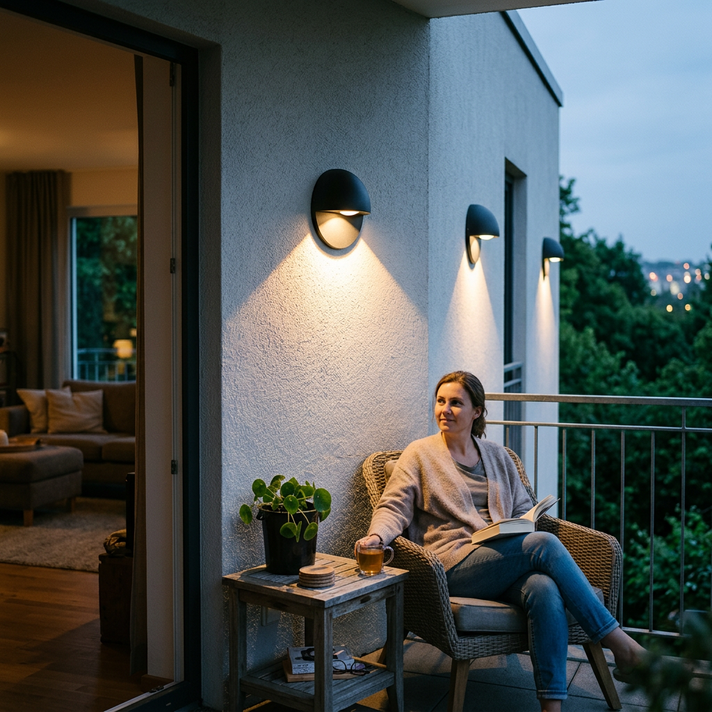 Modern Minimalist Oval Shape Aluminum Outdoor Waterproof LED Wall Sconce Lamp for Outdoor Patio