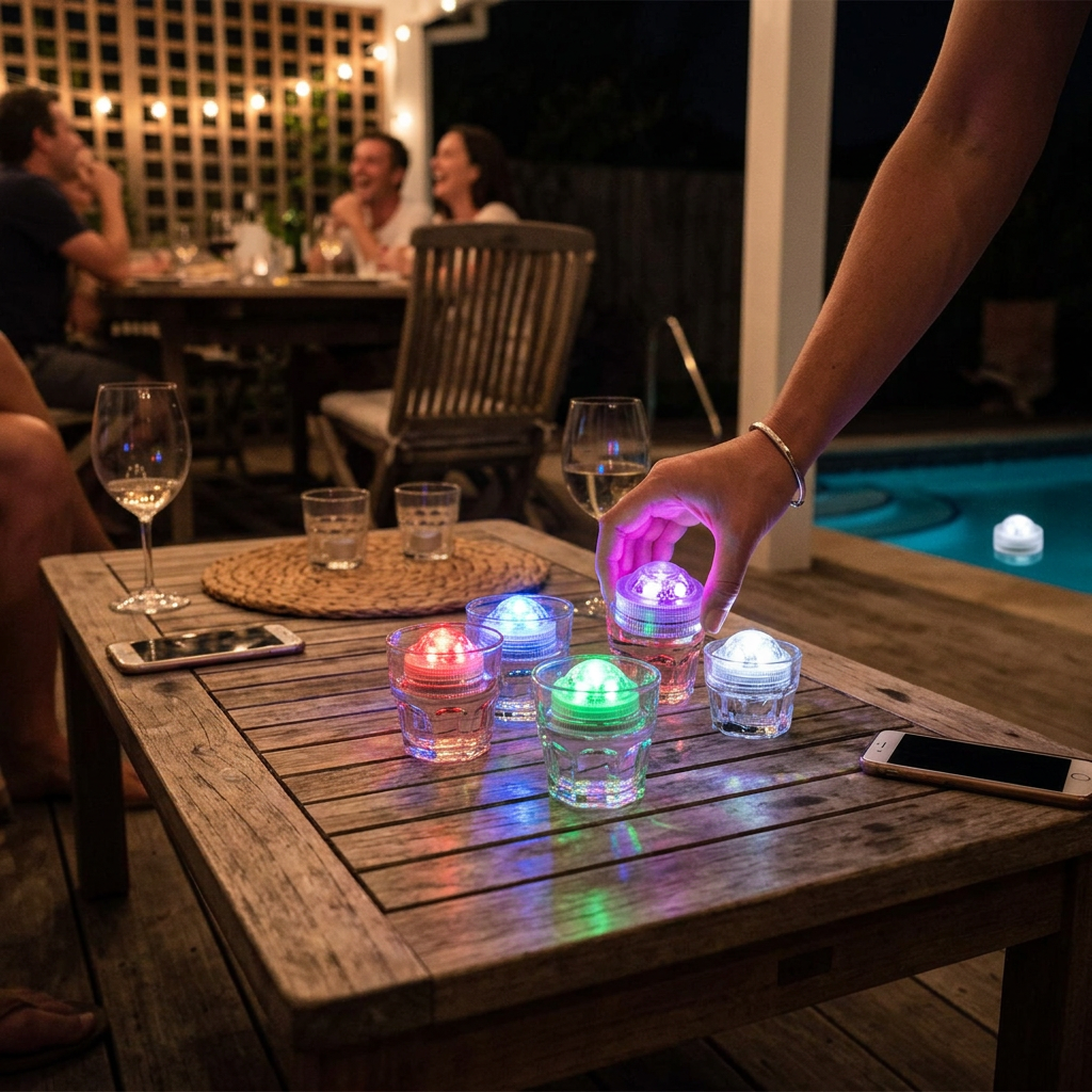 Modern Simplicity Waterproof Round Underwater LED Landscape Light For Outdoor Patio