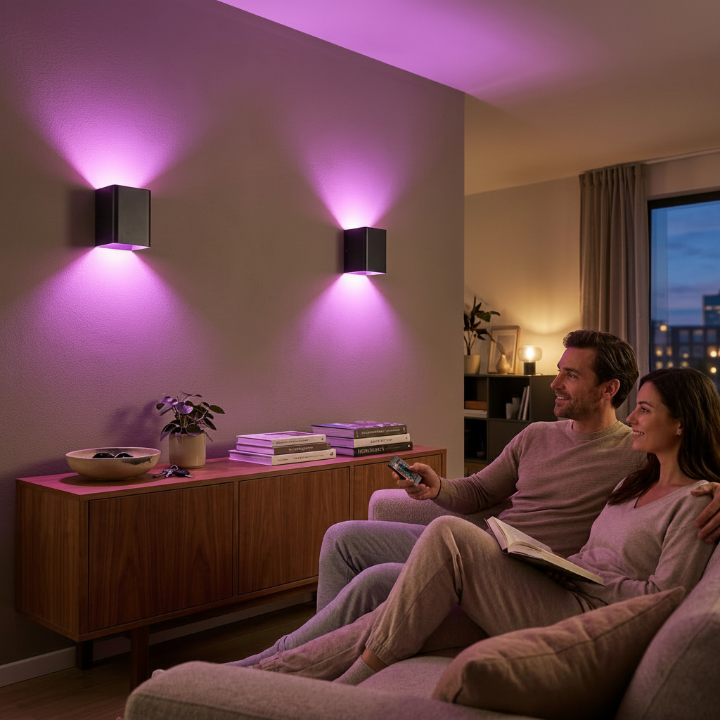 Modern Square Aluminum LED Wall Sconce
