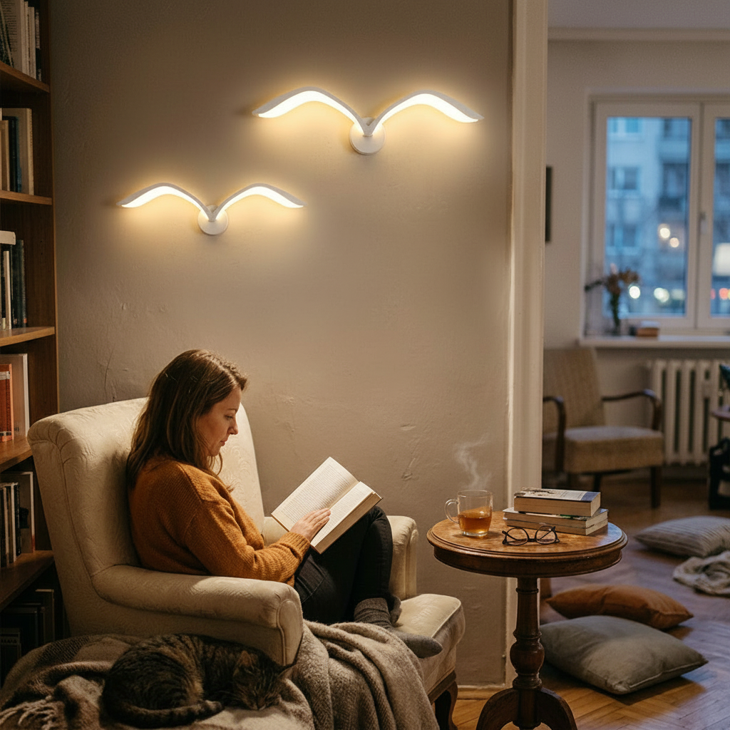 Seagull Minimalist Acrylic LED Wall Sconce