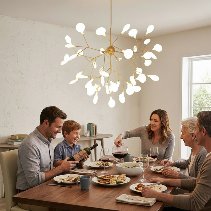 Modern Metal 36-Light LED Chandelier
