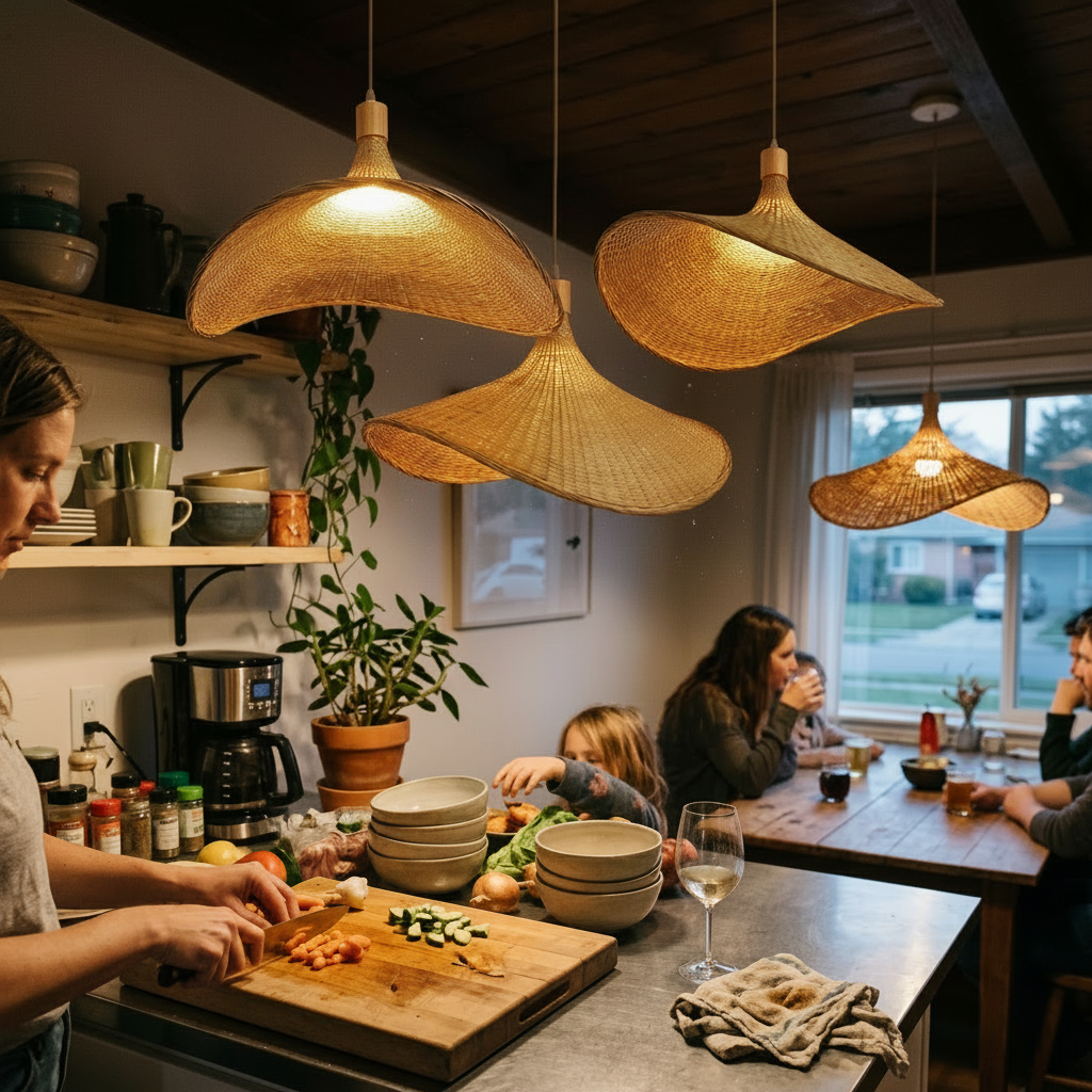 Bamboo Pendant Light