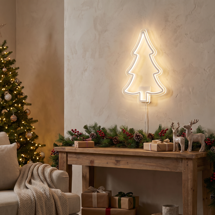 Christmas Tree Acrylic LED Wall Sconce lifestyle scene