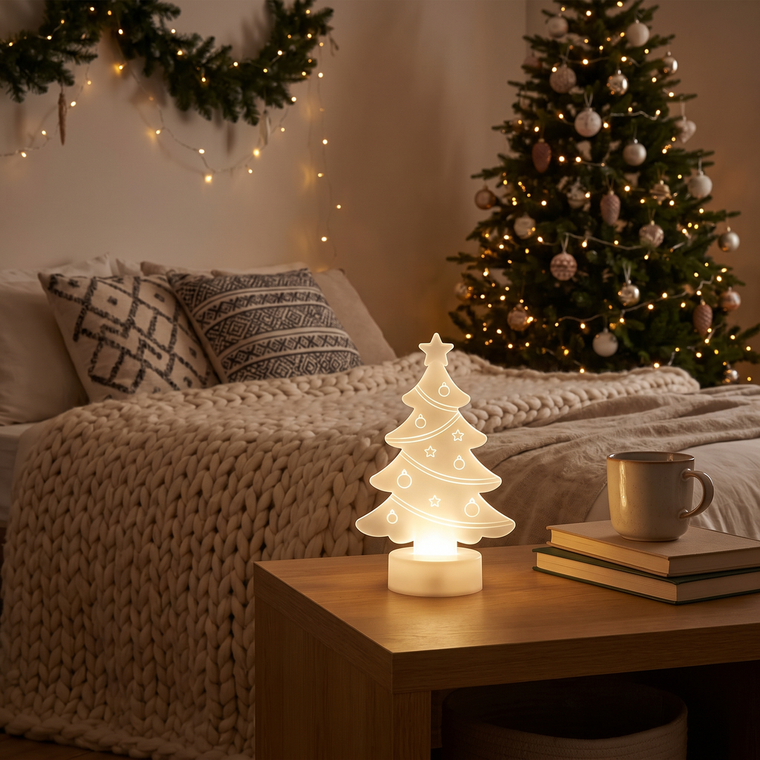 Rechargeable Tree LED Bedside Night Light lifestyle scene
