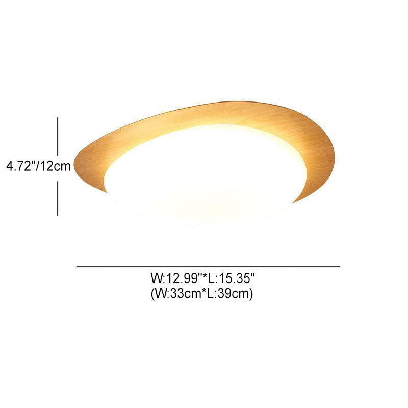 Nordic Wood LED Flush Mount Ceiling Light