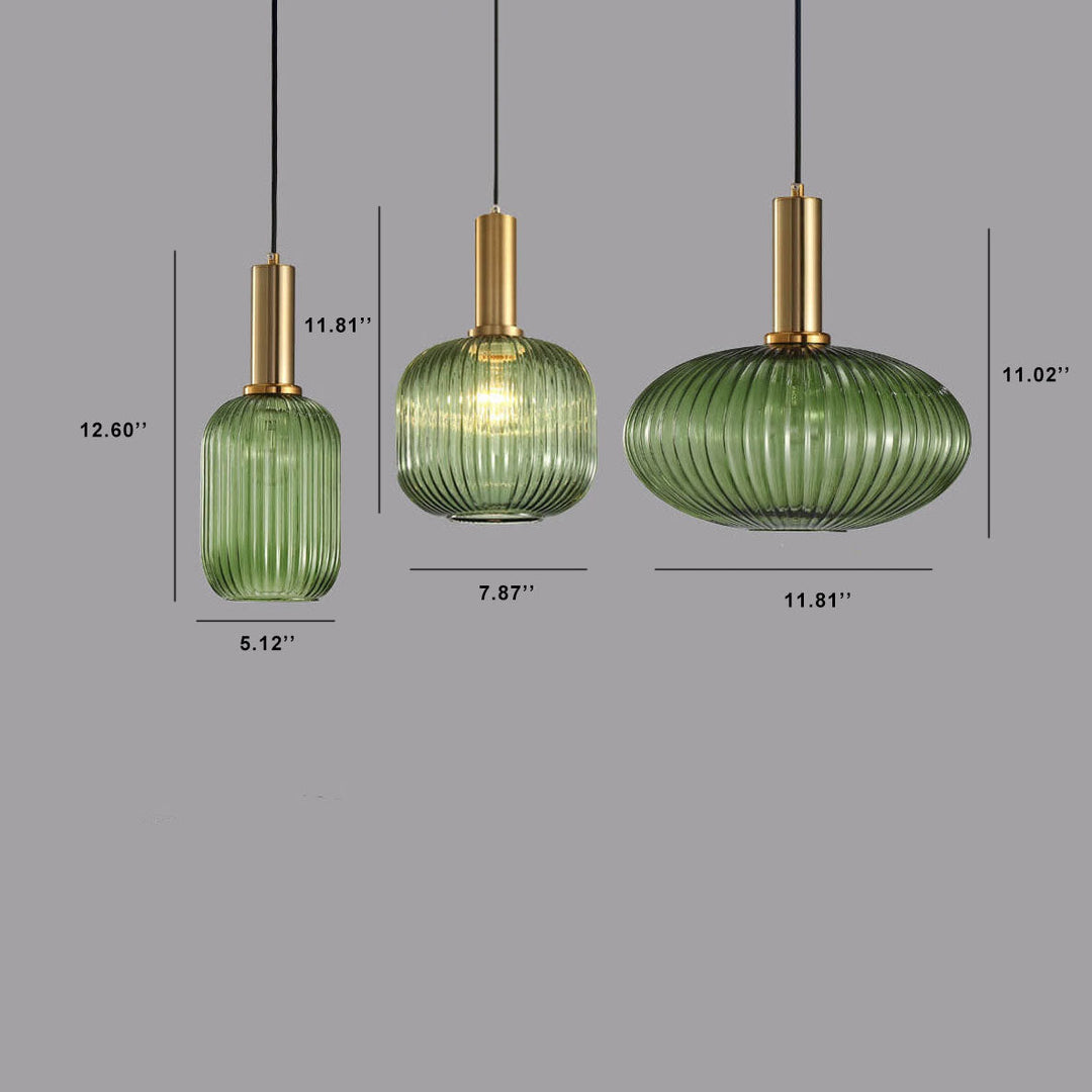 Minimalist Lantern Glass Pendant Light