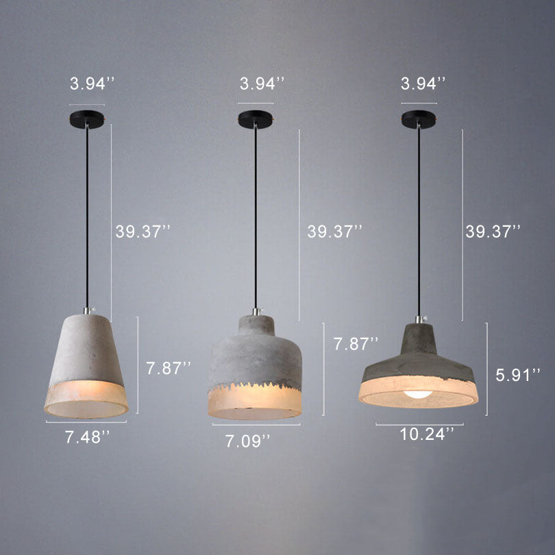 Industrial Minimalist Pendant Light