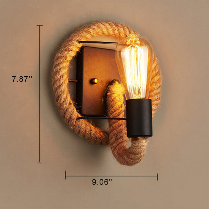 Hemp Vintage Wall Sconce