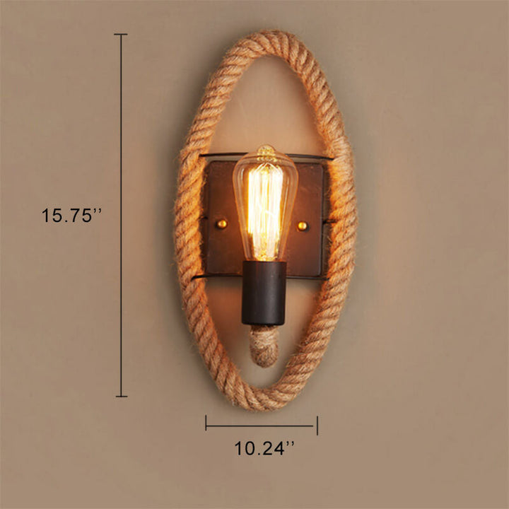 Hemp Vintage Wall Sconce
